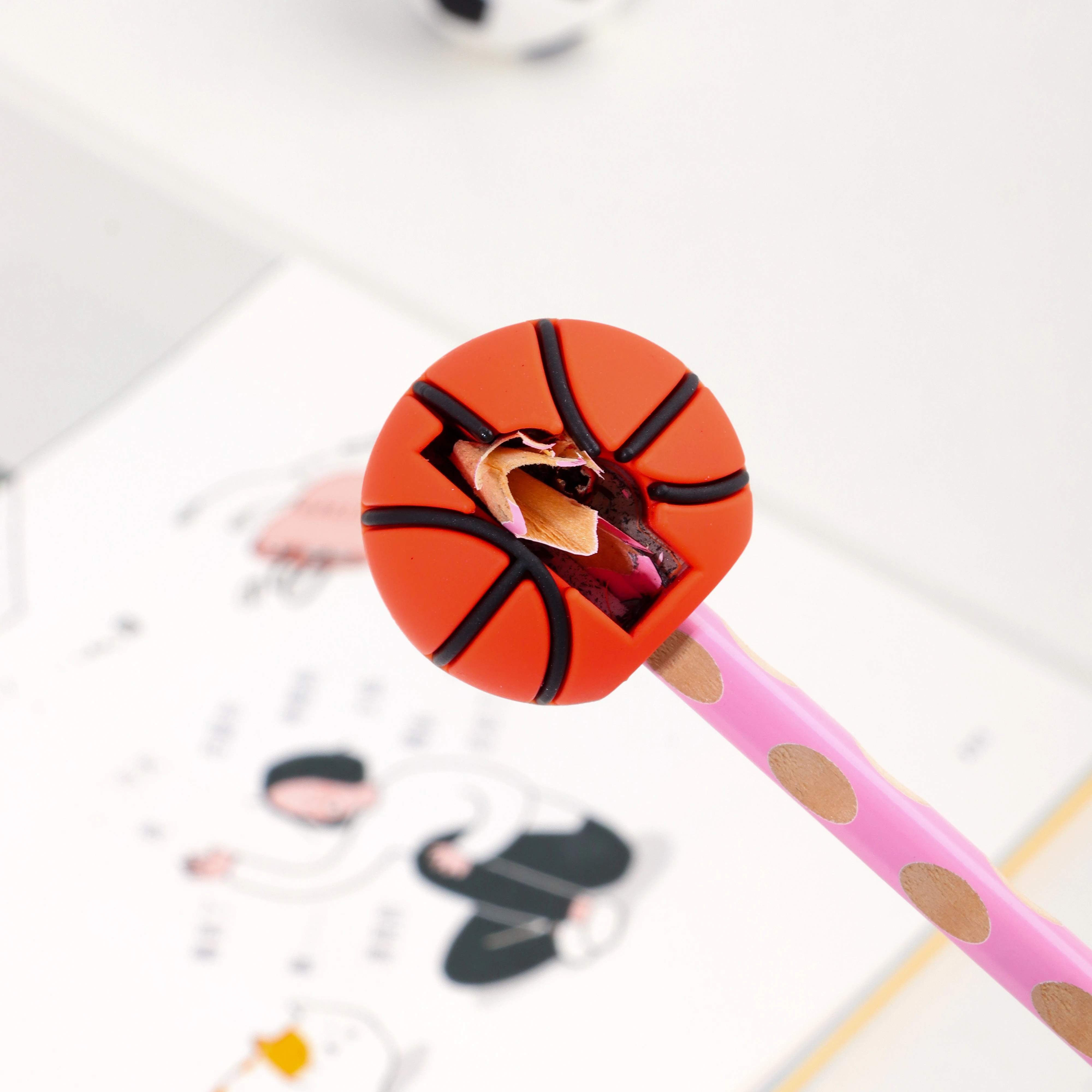 Мультяшная Милая резиновая креативная портативная коробка для домашних животных 3D точилка карандашей papeleria kawaii план упражнений