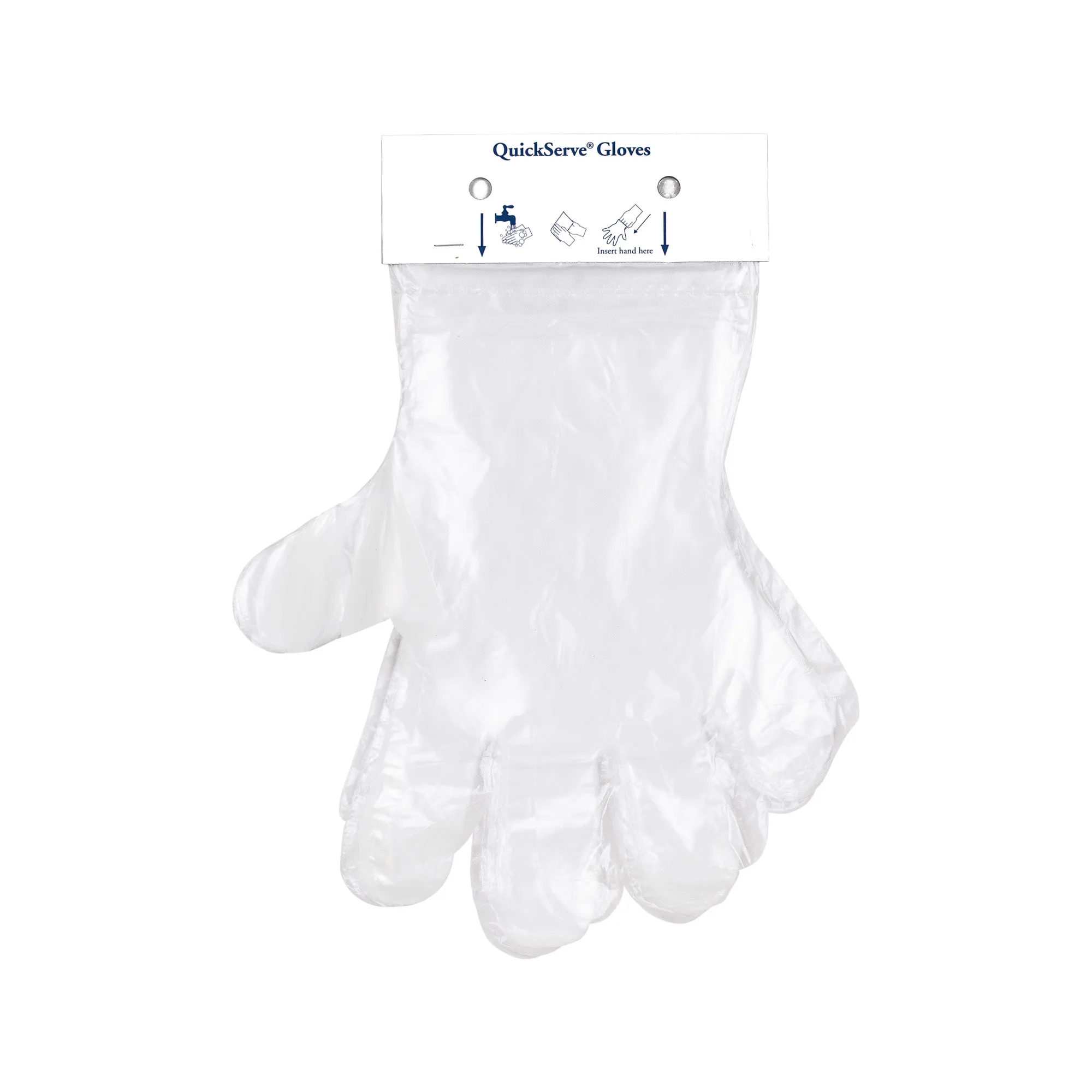 Plastic Poly Gloves Single Use Hand Covers for Food Safe Handling Preparation Kitchen Cooking