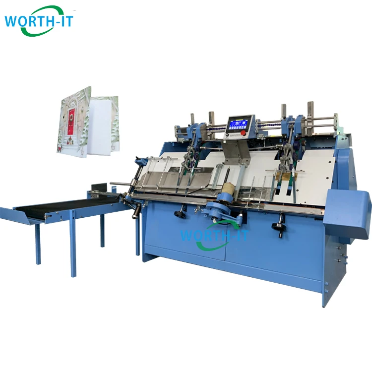 automatic book page gluing machine endpaper tipping machinery