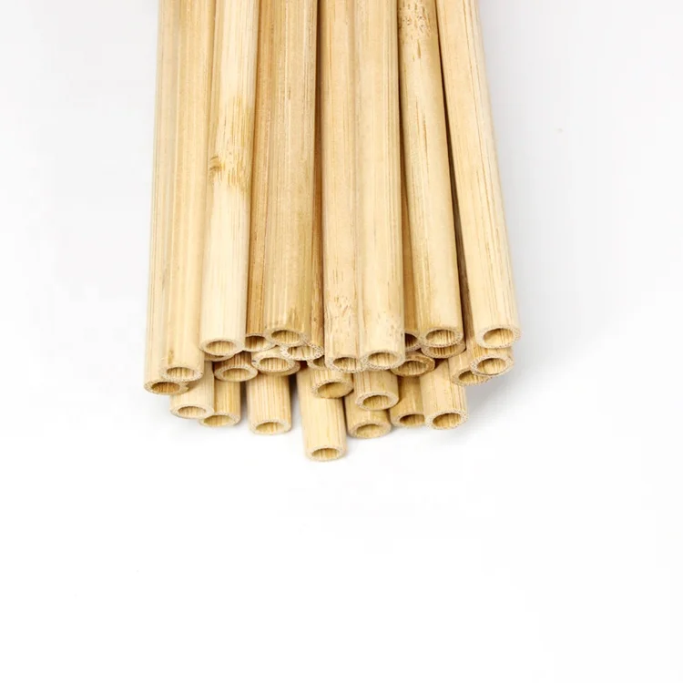 2023 New Reusable Straws Eco-friendly Bamboo Drinking Straw Zero Waste disposable bamboo straws