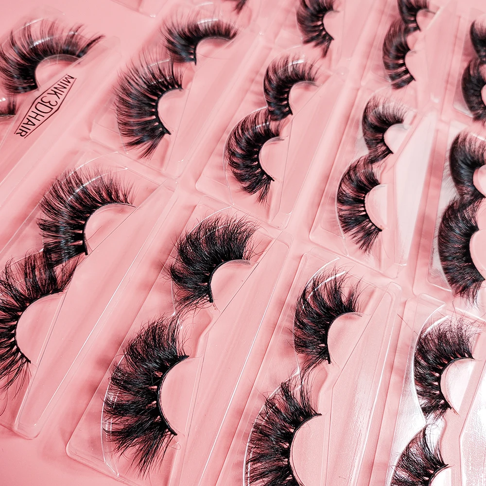 
Best factory price wholesale false eyelashes mink lashes Mink Custom lash vendor boxes lashbox lashbook eyelash packaging 