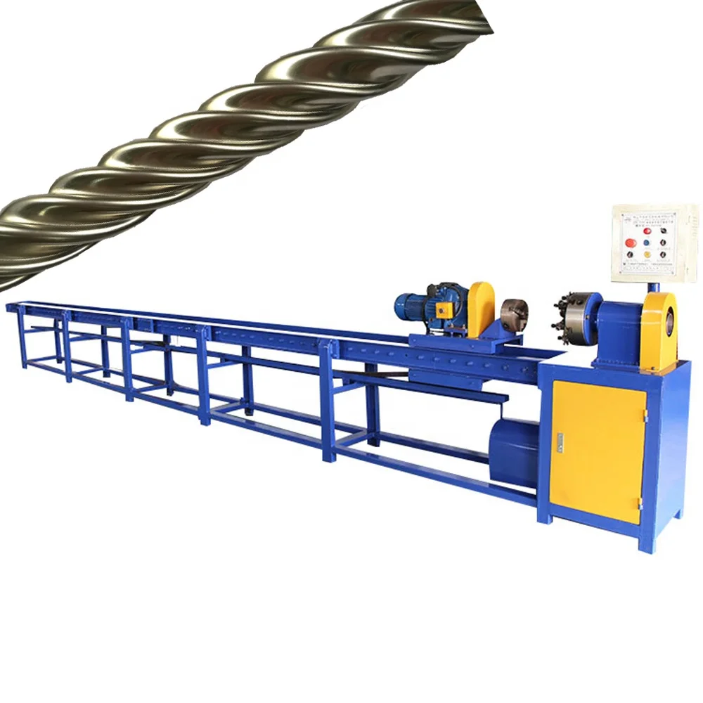 Stainless steel copper pipe threading machine tube twisting machine