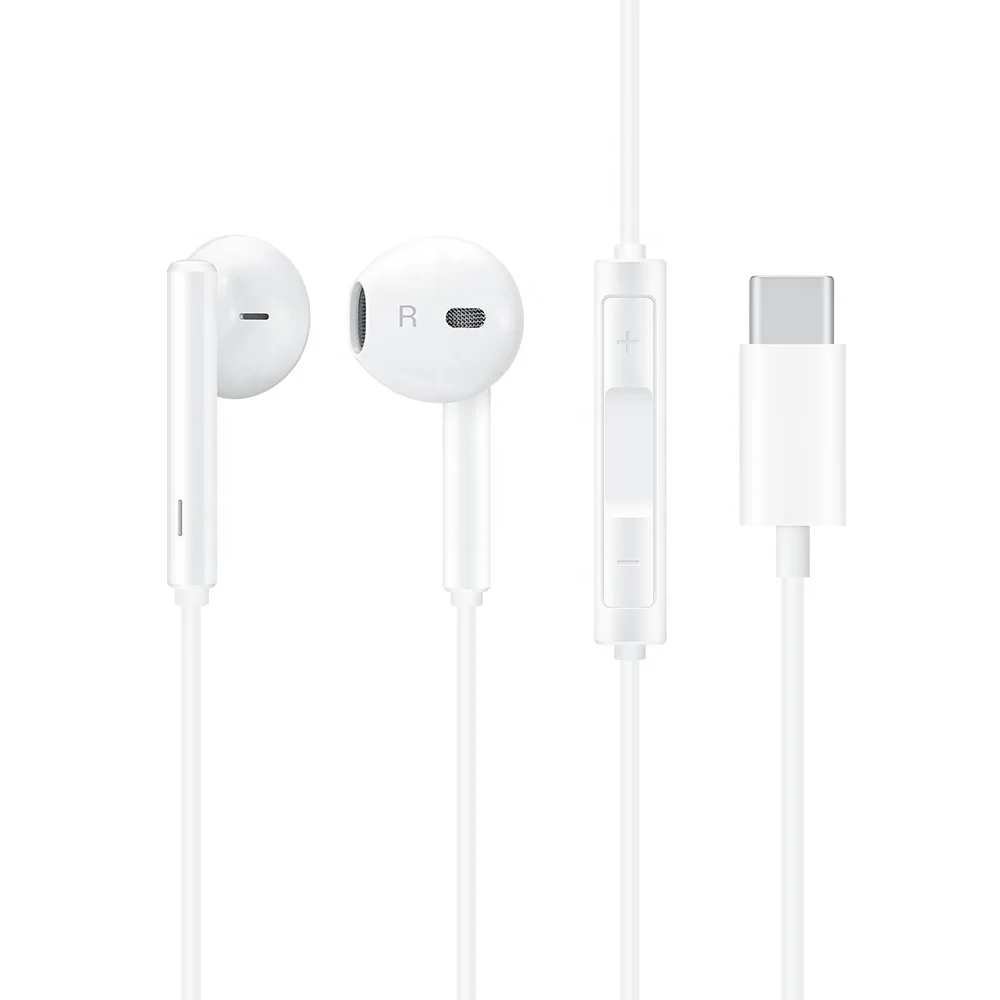 
digital headset is suitable for Huawei mate40 Google pixel3 original pixel2 type-c wired earphons wire control with wheat 