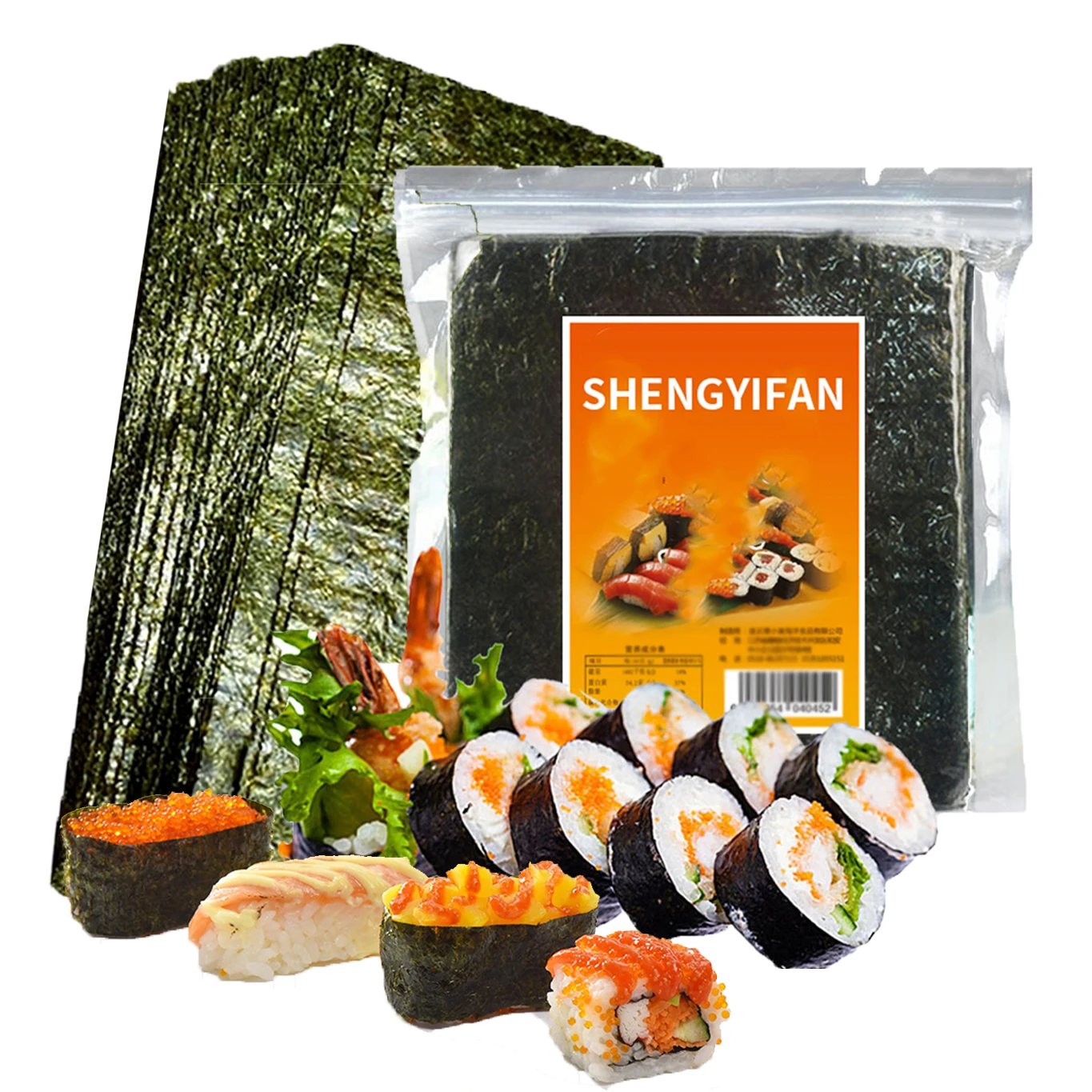 OEM wholesale natural health Japanese Yaki roasted sushi nori seaweed for sushi