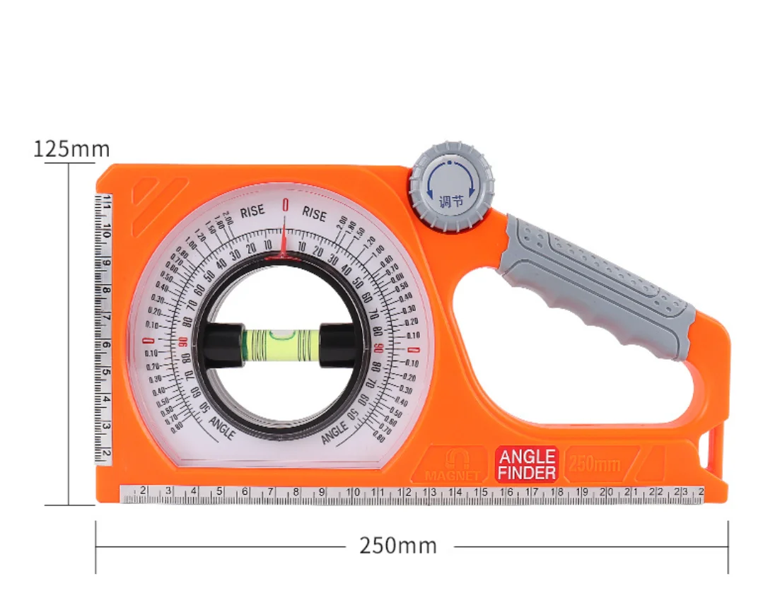 Slope Measuring Tool Slope Measuring Instrument Horizontal Magnetic Ruler Slope Angle Inclinometer