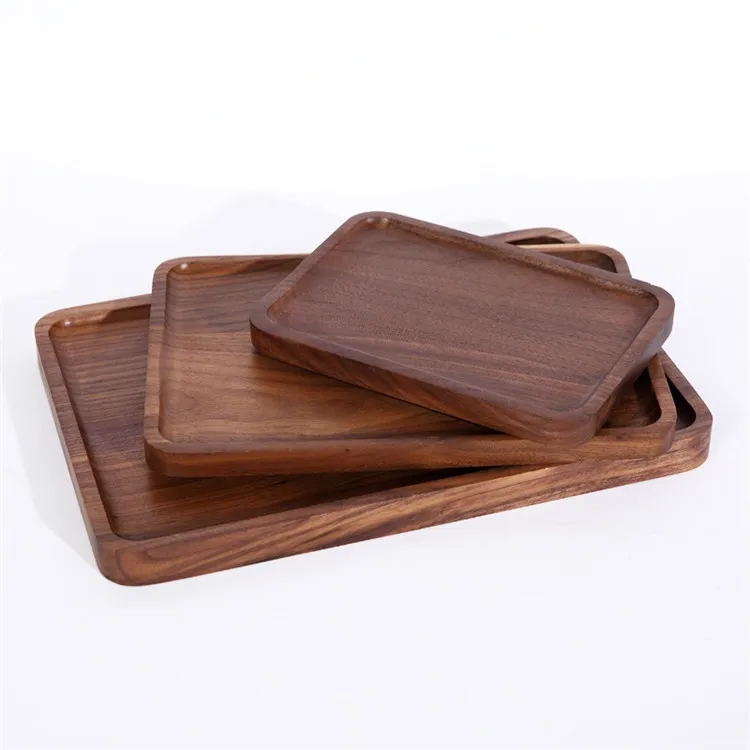 
Custom Manufacture Wholesale Wood Breakfast Serving Organizing Tray 
