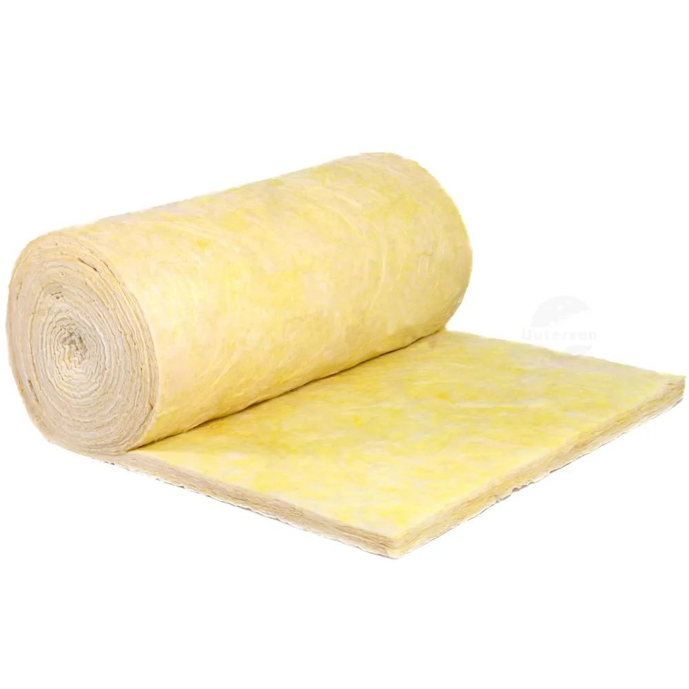 metal building roof insulation 50mm thick glass wool roll