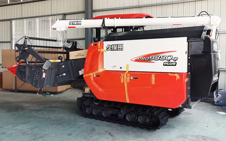 Комбайн Kubota Pro988Q с кабиной мини-комбайн для сбора риса хорошая перекрестная производительность дешево