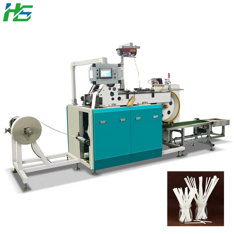 Customizable Lollipops and Cotton Swabs Paper Stick  Making Machine