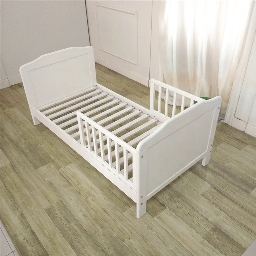 Custom made classic wood toddler bed cheap kids bed