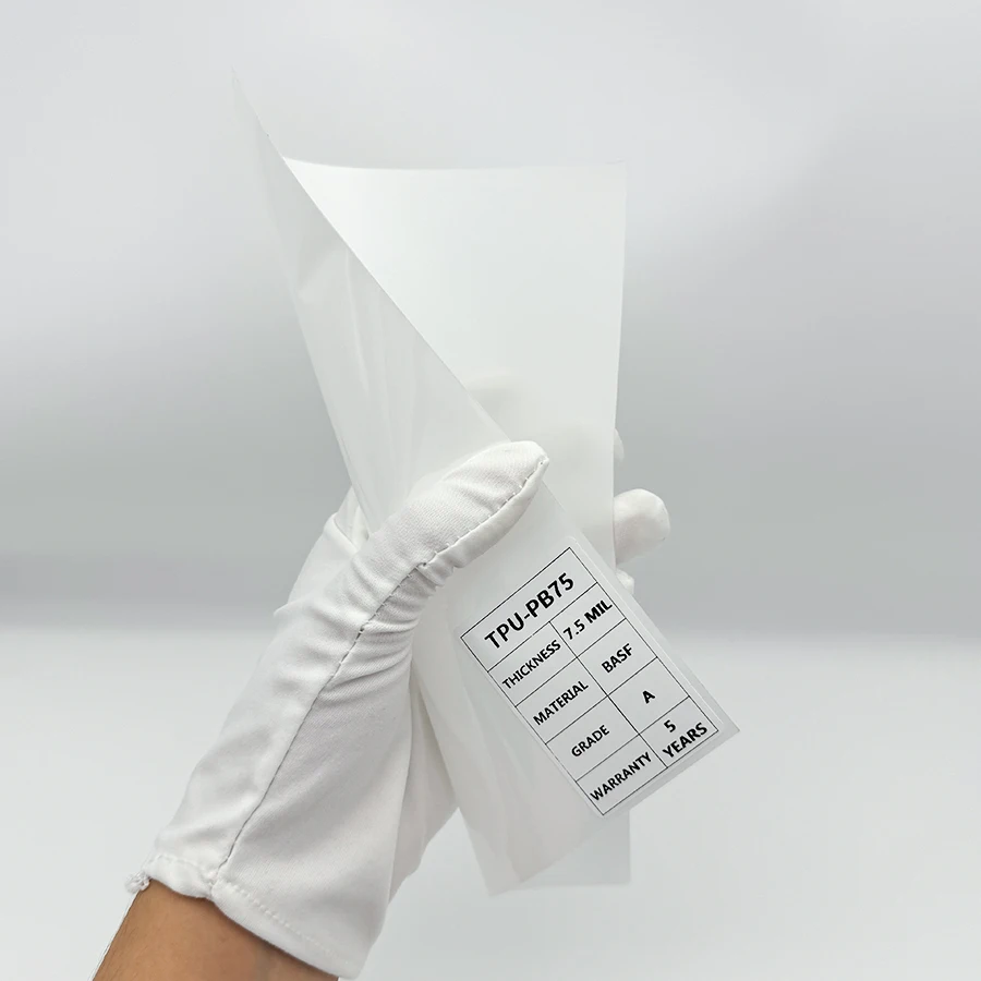 NASIDO 7.5mil TPU PPF Self-Healing Nano Coated Glossy Body Self-Adhesive Paint Protection Film for Cars