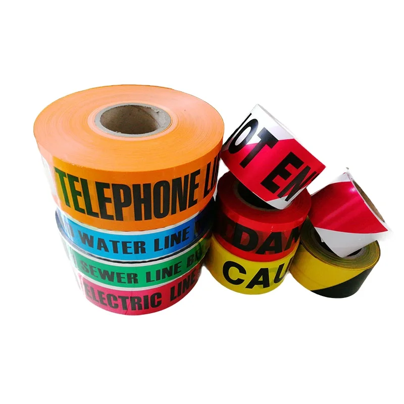 Wholesale Price PE Red And White Hazard Barrier Tape