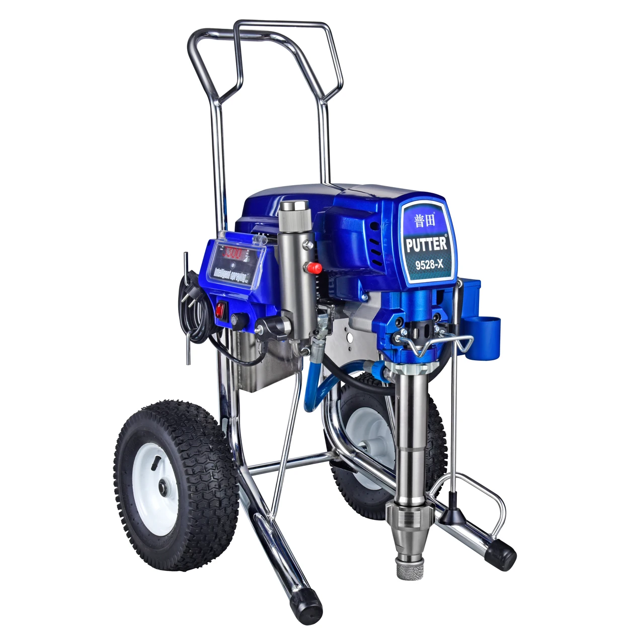 Powerful engine 5000w marking machine Automatic spray painting Hydraulic non air gun road marking machine