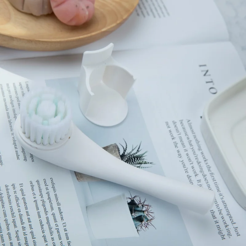 Silicone Face Cleansing Brush Double-Sided Facial Cleanser Blackhead Removal Product Pore Cleaner Exfoliator Face Scrub Brush B1
