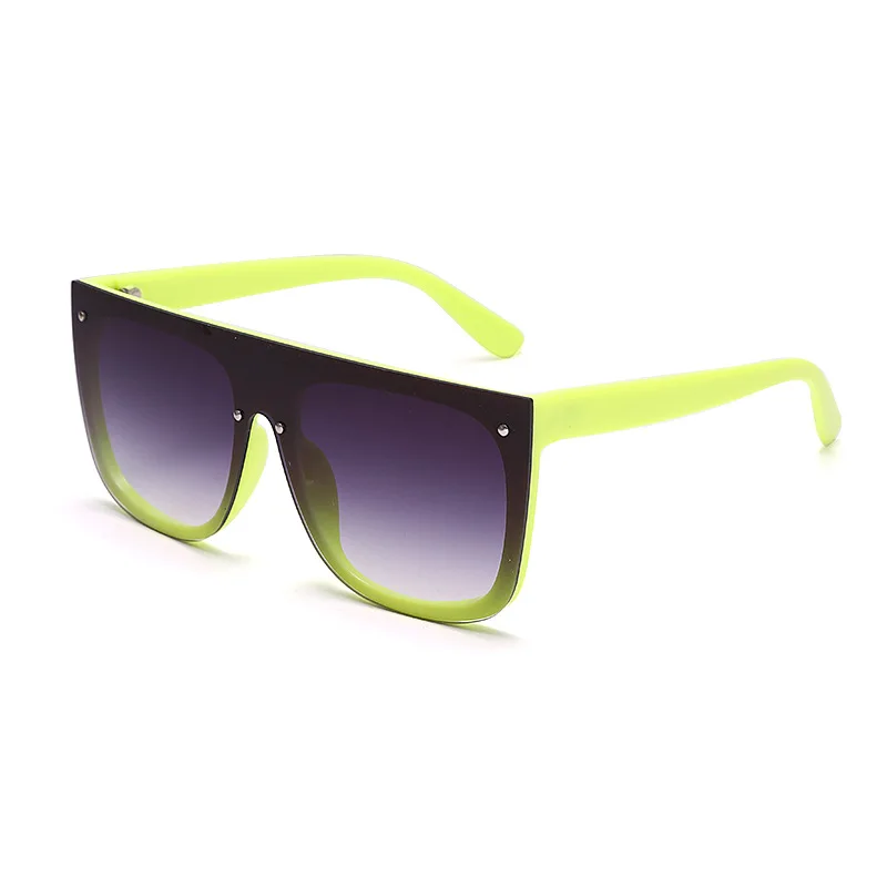 Quay large sunglasses 2021 Oversized big face square  frame one piece mirror sunglasses customized logo