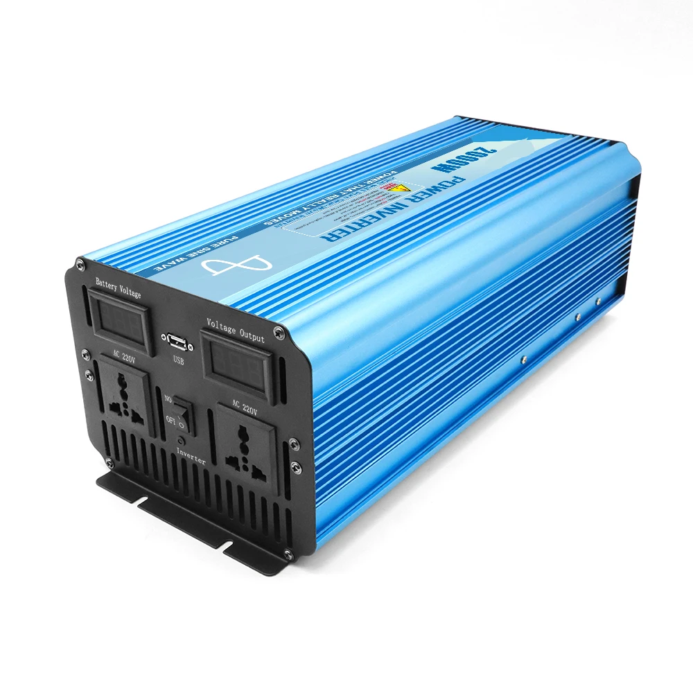 Soft start 12v 24v 48v dc to ac 110v 220v inverter for musical instruments
