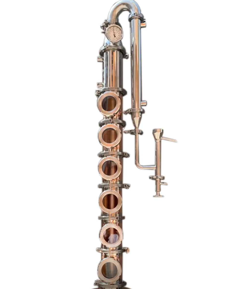 100L 200L whisky distiller with onion head 50L 100L 200L home distillation equipment copper gin still