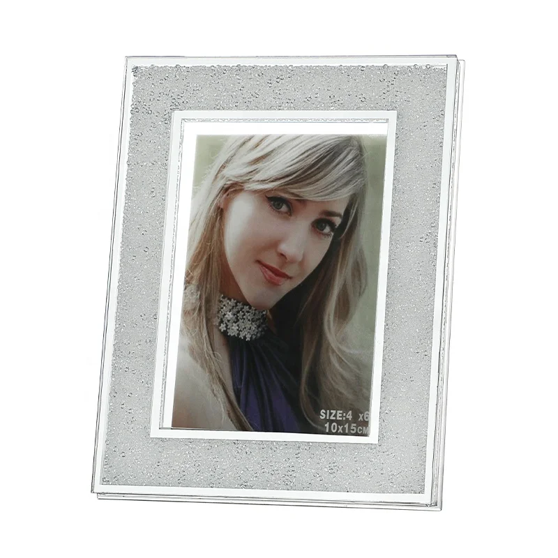 Роскошная хрустальная фоторамка свадебный сувенир Хрустальная фоторамка