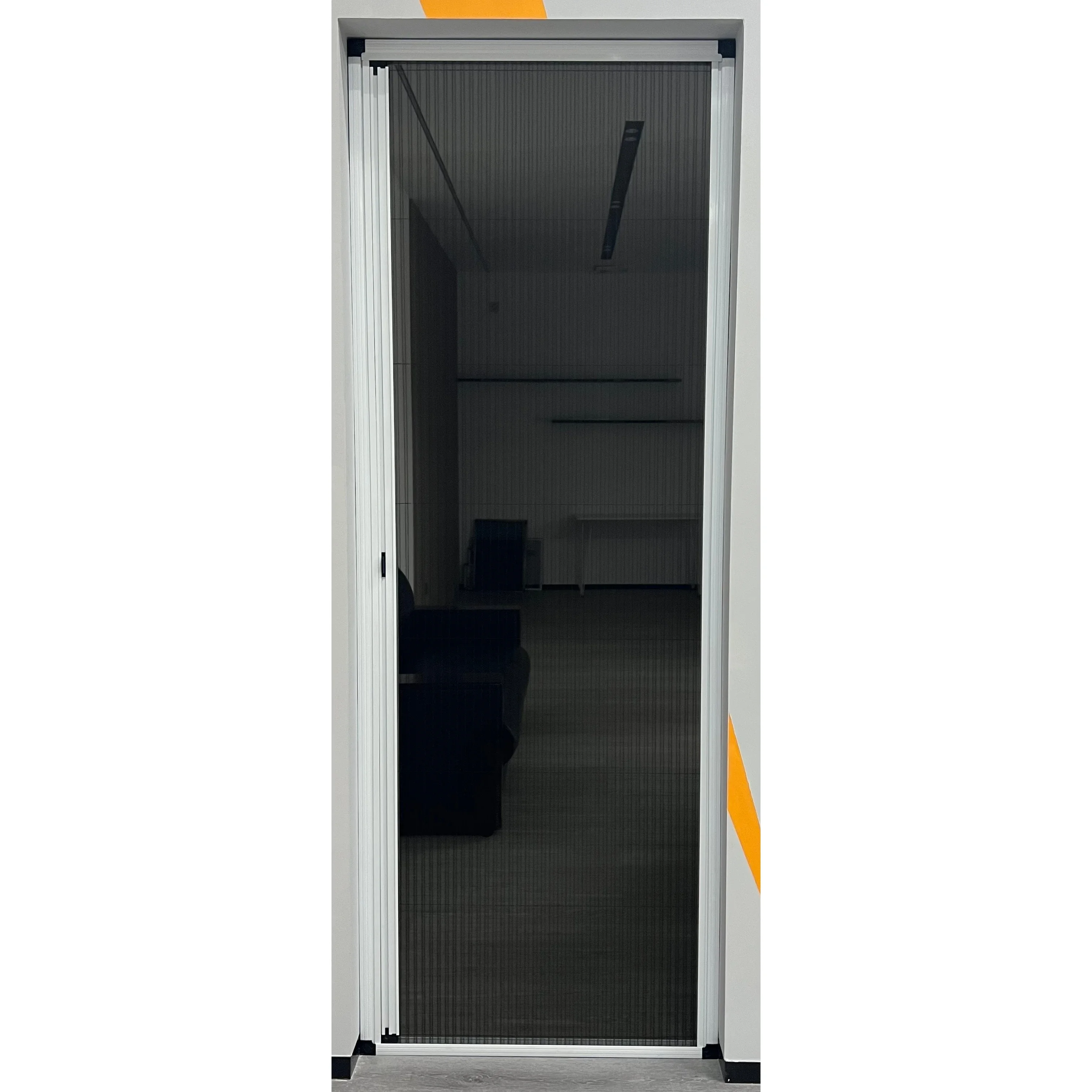 Equipped with polyester wire push and pull plisse insect screen