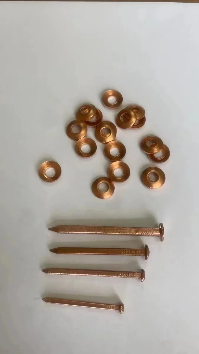 High quality smooth shank copper square boat nails square boat nail