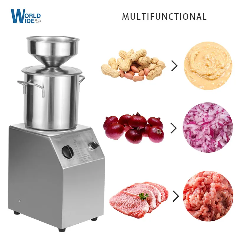 Hosehold нержавеющая сталь небольших продовольственных Овощной миксер многофункциональная электрическая мясорубка