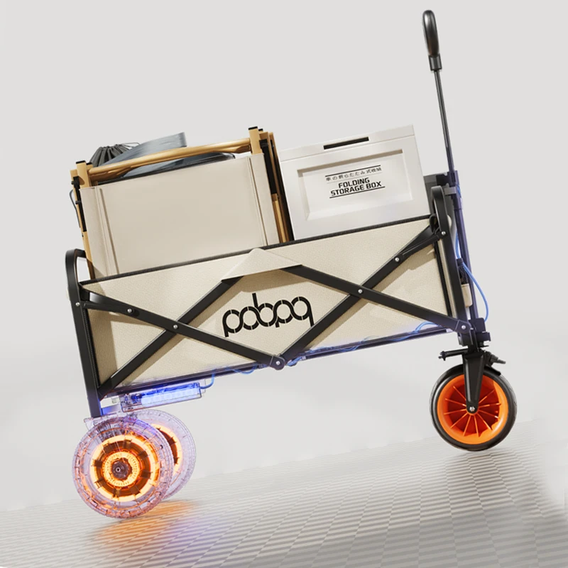 Utility Trailer Outdoor Camping Party On The Beach Electric Wagon Cart Portable Folding Wagon Wholesale