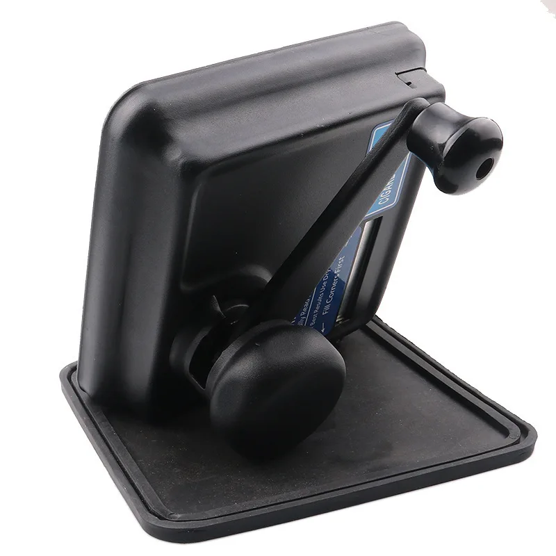 Spot black hand pull smoke square metal semi-automatic cigarette   rolling machine