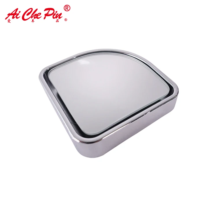 Auto Side Small Rear View Plating Silver Adjustable Blind Spot Mirror