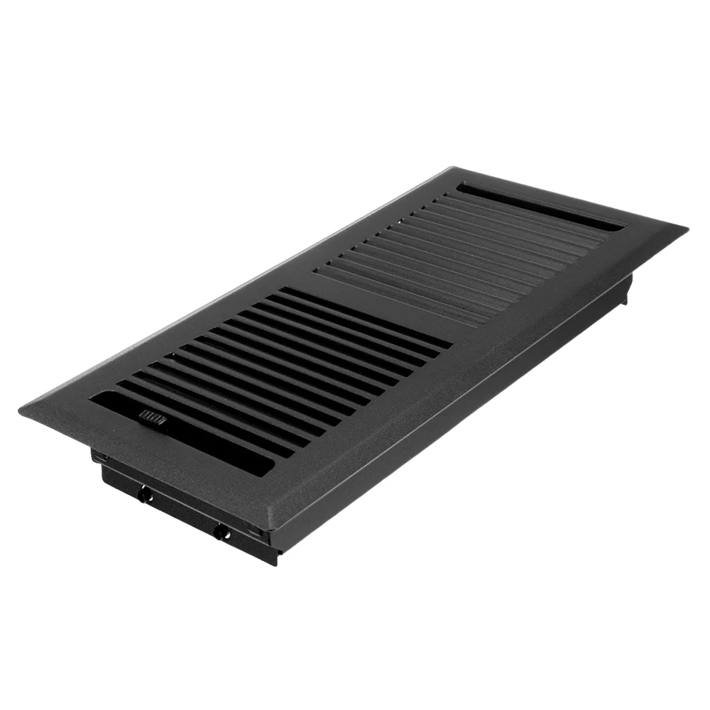 Indoor Air Quality Galvanized Steel 4*10 inch Floor Grille Floor Register With Damper
