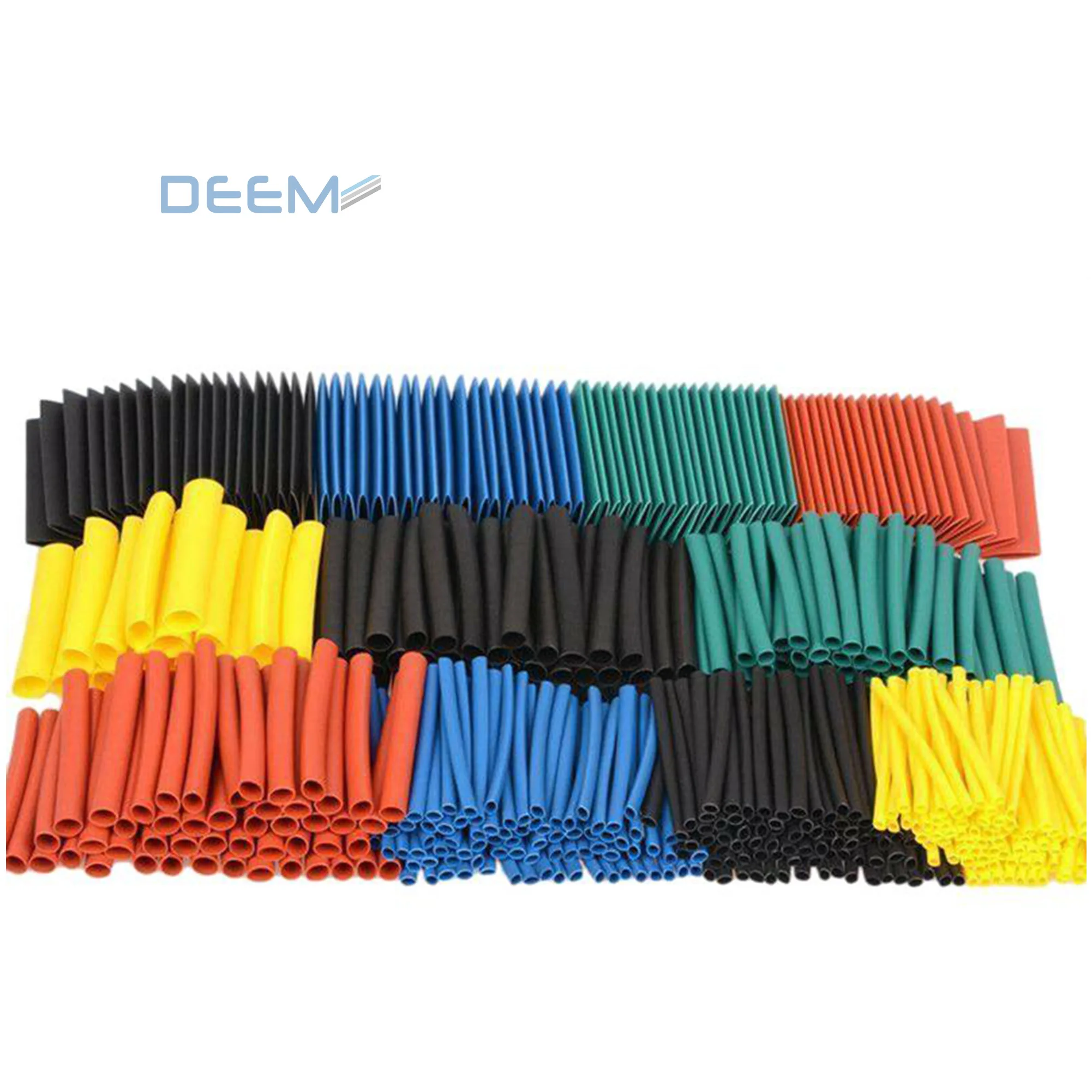 Deem Braided Sleeving Fire-Proof Fiberglass Sleeve Heat Shrinkable Tubing Shrinkable Tubes