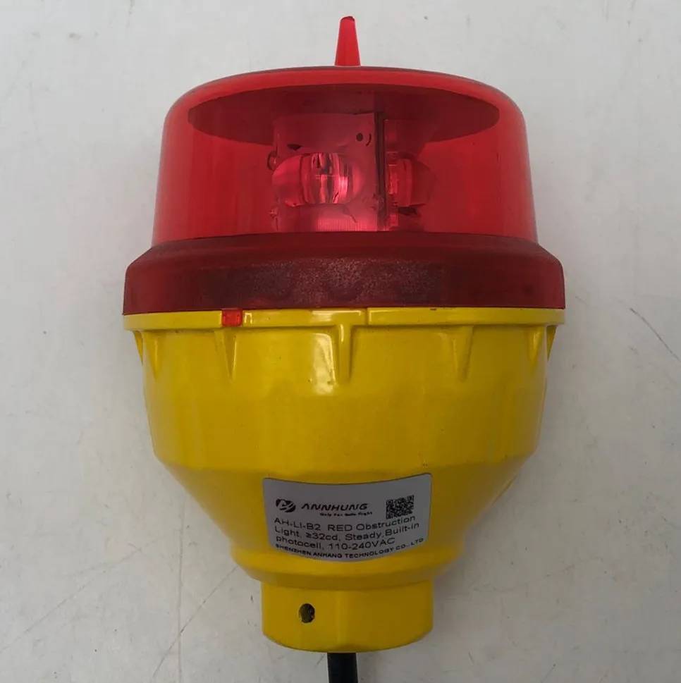 NVG Pilot Single Aviation Obstruction Light Polycarbonate Low Intensity Steady burning
