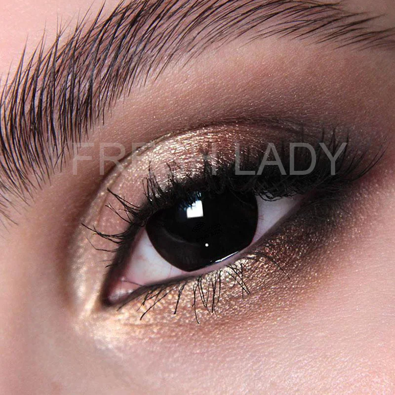 mini-sclera-black-blind lenses