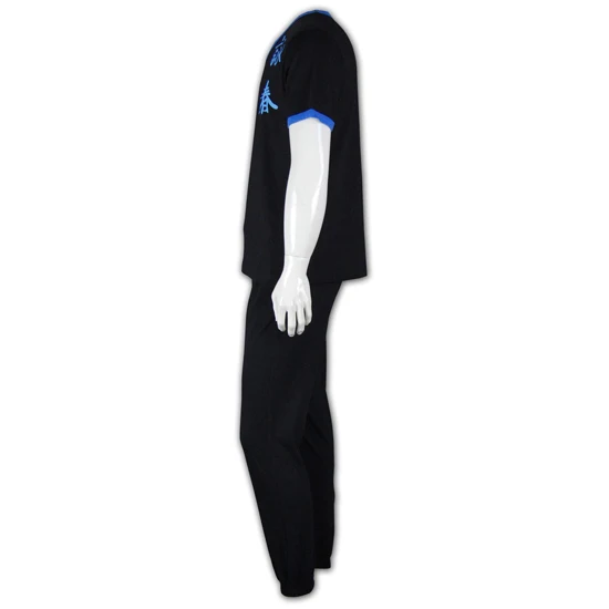 Fast Delivery FAMA Factory Custom Casual Sports Sets Elastic Trousers And T-shirt Set Casual Clothing Summer