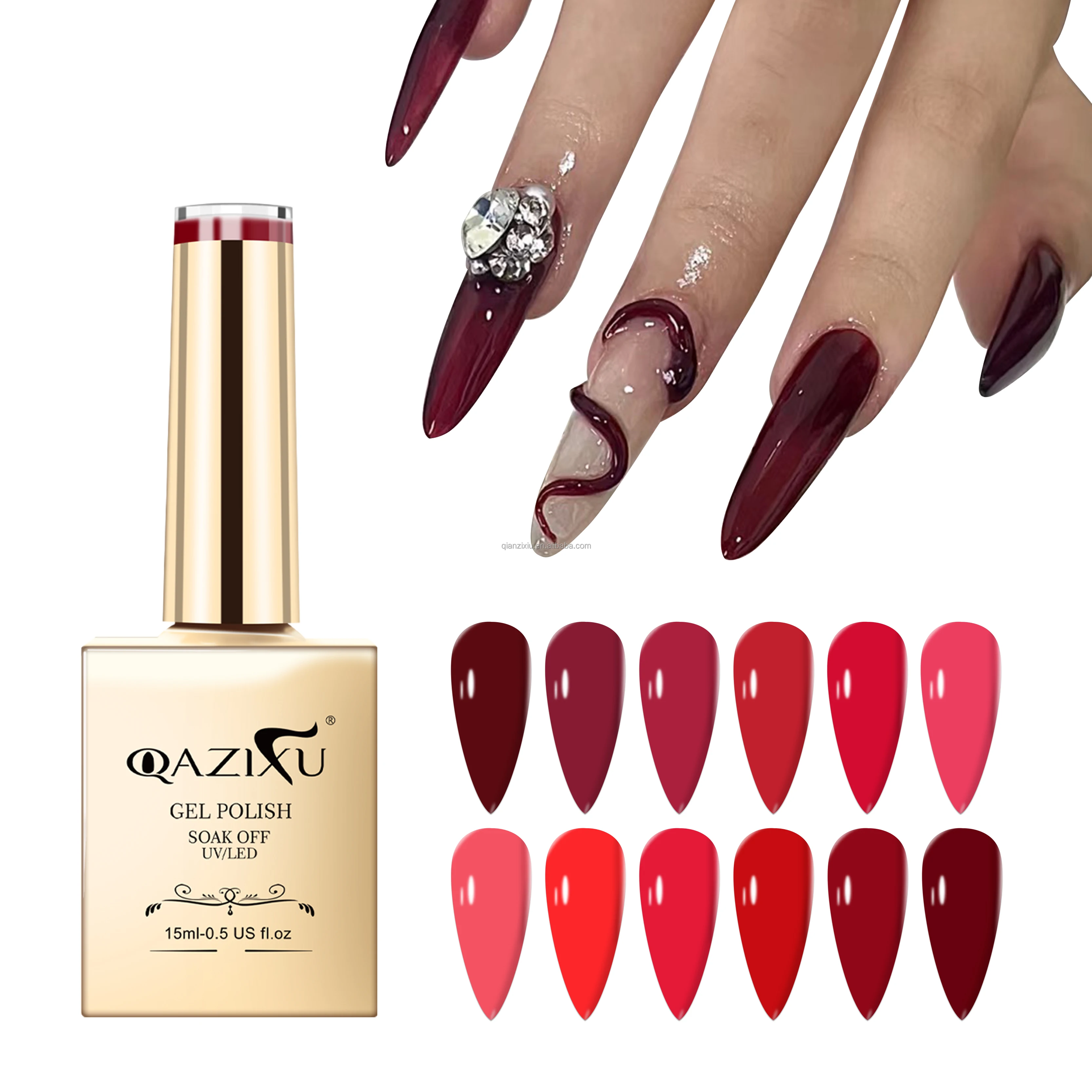 Salon Wholesale Newest 15ml 168 Colors UV Gel Nail Polish Set Soak Off UV/LED Gel Polish Set OEM/ODM Package Box