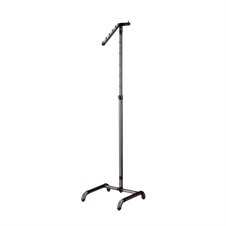 Urban Waterfall Custom Modern White Clothes Racks Rails Display Props Luxury Store Display Stand Bag Holder With Prongs