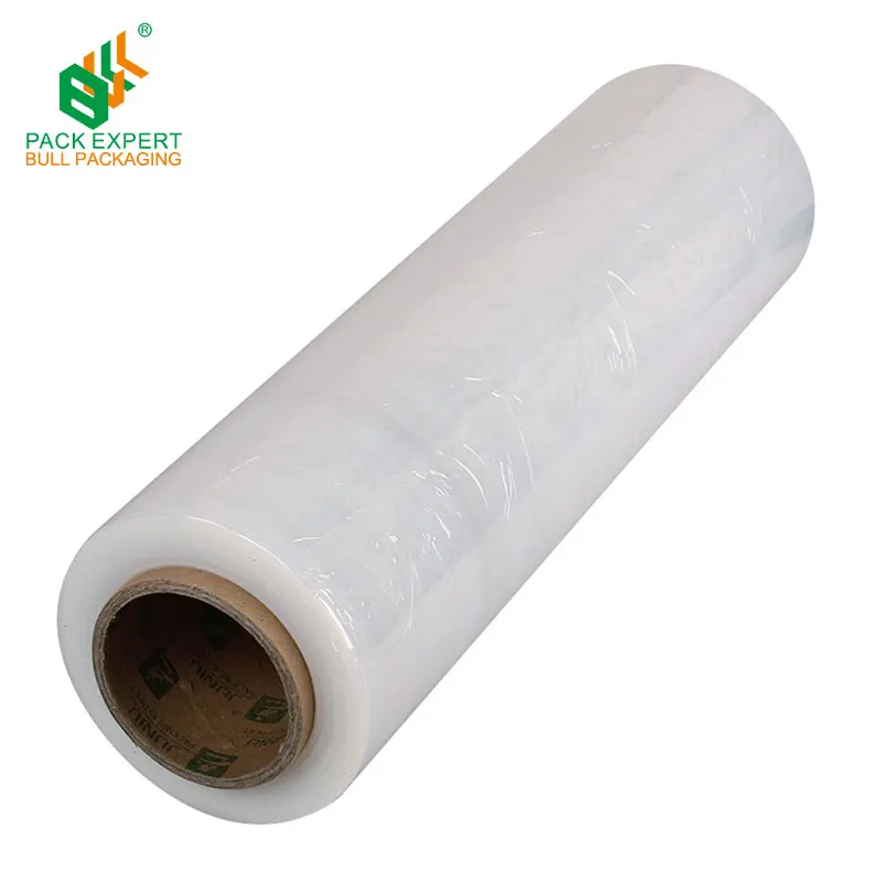 LLDPE Manufacture Hand Use Stretch Film 500mm Packing Carton Wrapping Film 2kg Net Weight