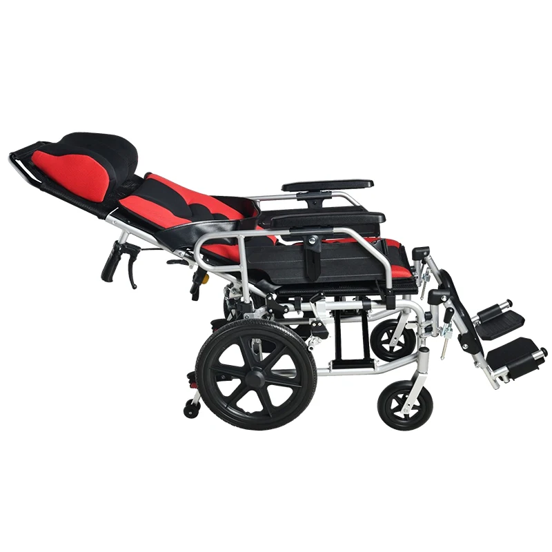 Multifunctional Rehabilitation Equipment Elderly Care Reclining Wheelchair Low Price Wholesale