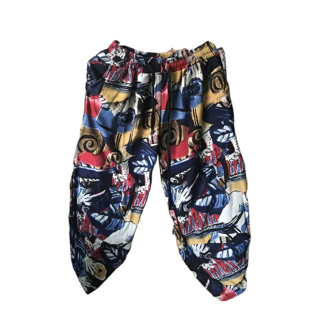 
Hot Selling Leisure Printed Pants For Men and ladies With Irregular Pattern 