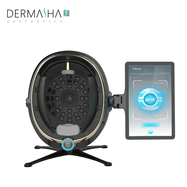 2024 Portable Skin Diagnostics Equipment Skin Analyzer Machine Facial 3d Ai Smart Skin Analysis Machine For Salon