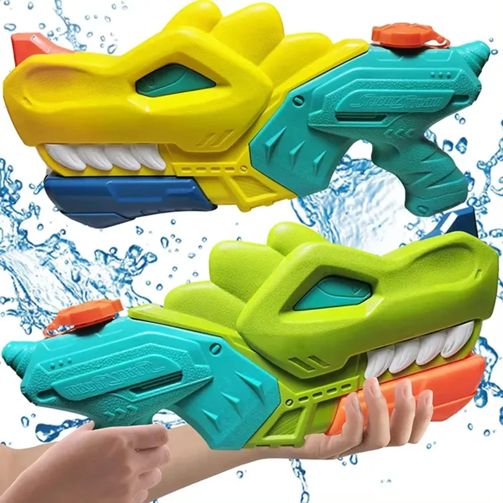 Dinosaur Water Gun Plastic Toy Kids Shooting Battle Water Gun With Ultra Large Capacity Children Summer Toy Water Game