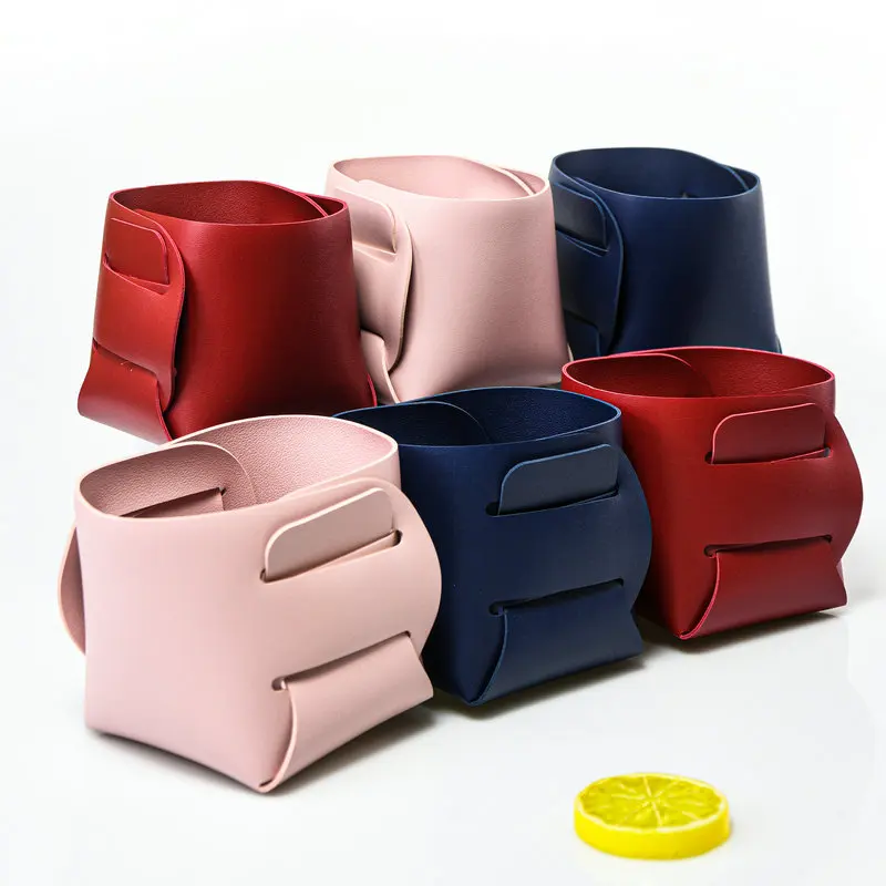 New Fantasy Storage Box Leather Travel Vanity Case  Portable Organizer Light Up Pu Leather Storage Box Travel Makeup Bag Case