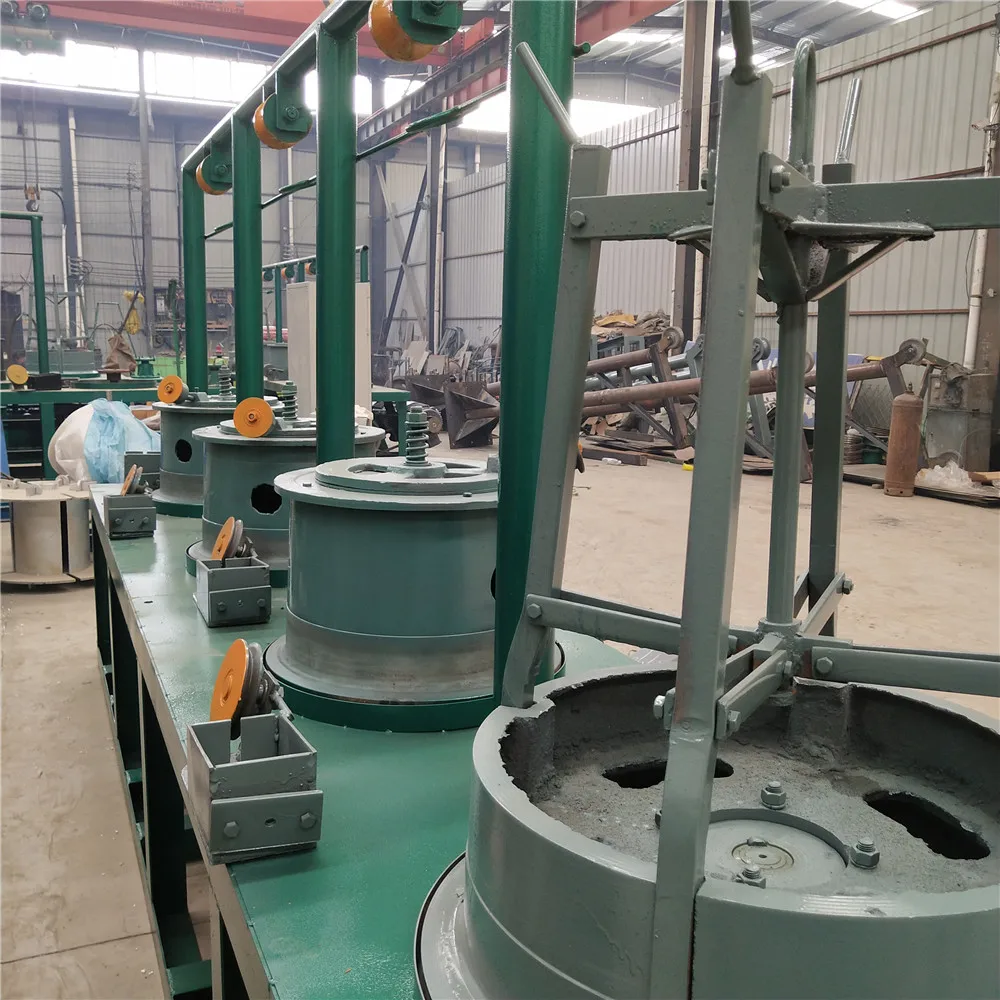 Pulley wire drawing machine for making nails