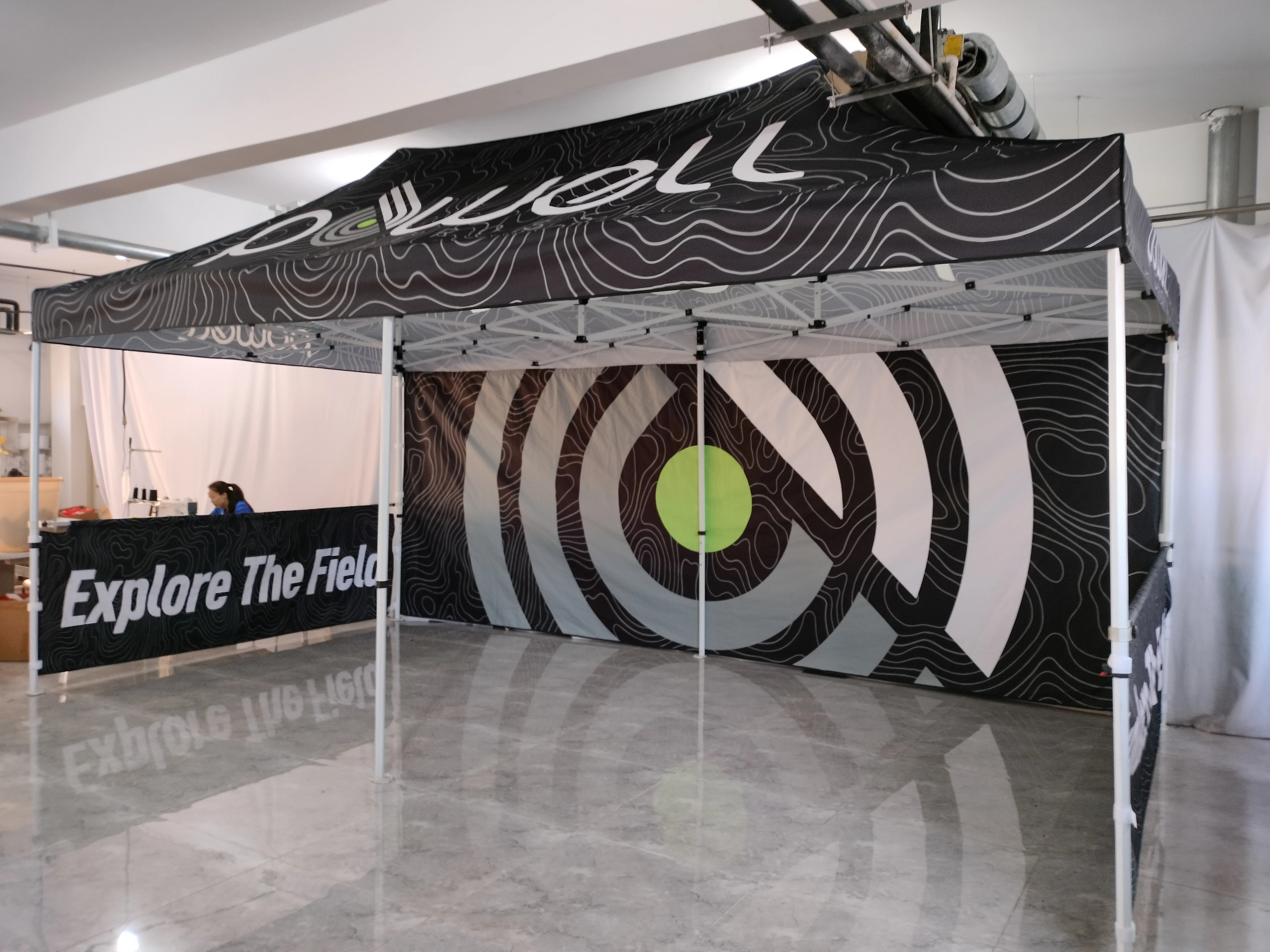 Sunshine Black 3x3 Pop up Canopy Instant Tent Outdoor Party Tent with Removable Sidewalls