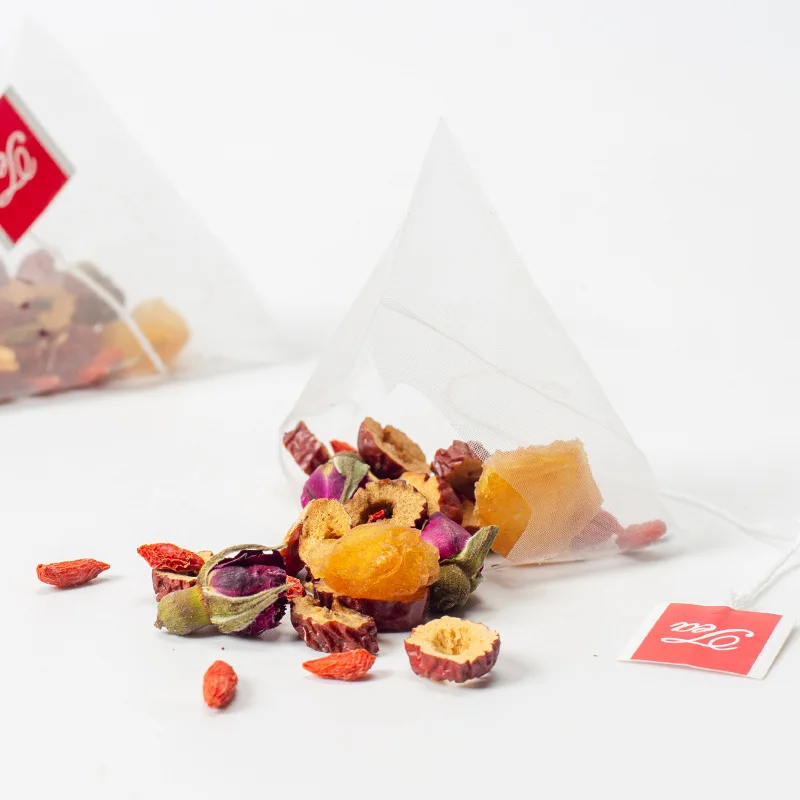 Wholesale  packaging flower flavor tea customizable Triangle bag chinese herb bulk mixed tea bag dried fruit tea
