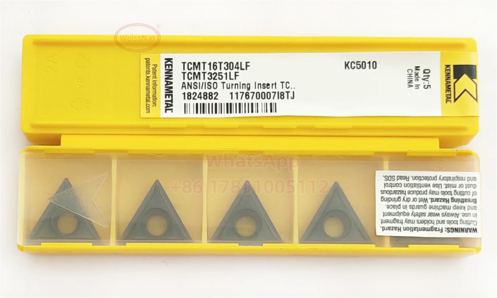 Kennametal TCMT110202LF TCMT110204LF TCMT16T302LF tcm16t304lf TCMT16T308LF KC5010 карбидные вставки TCMT