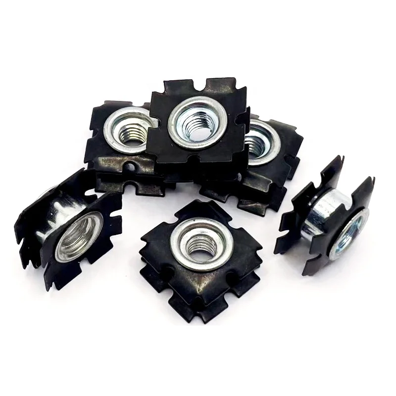 Threaded Insert Nut Square Insert Nut For Square Steel Tube