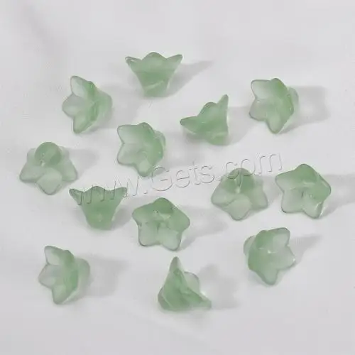 DIY Frosted Flower Crystal Jewelry Beads More Colors for Choice 9x13mm 5PCs/Bag 1605611