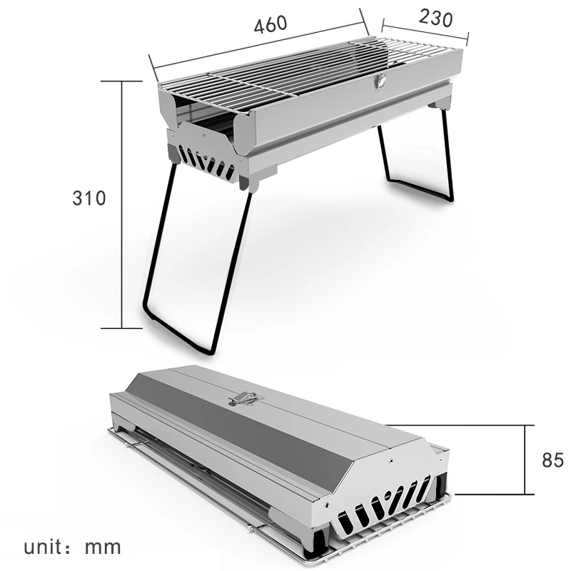 hot sale outdoor smoker commercial machine kebab charcoal bbq grill