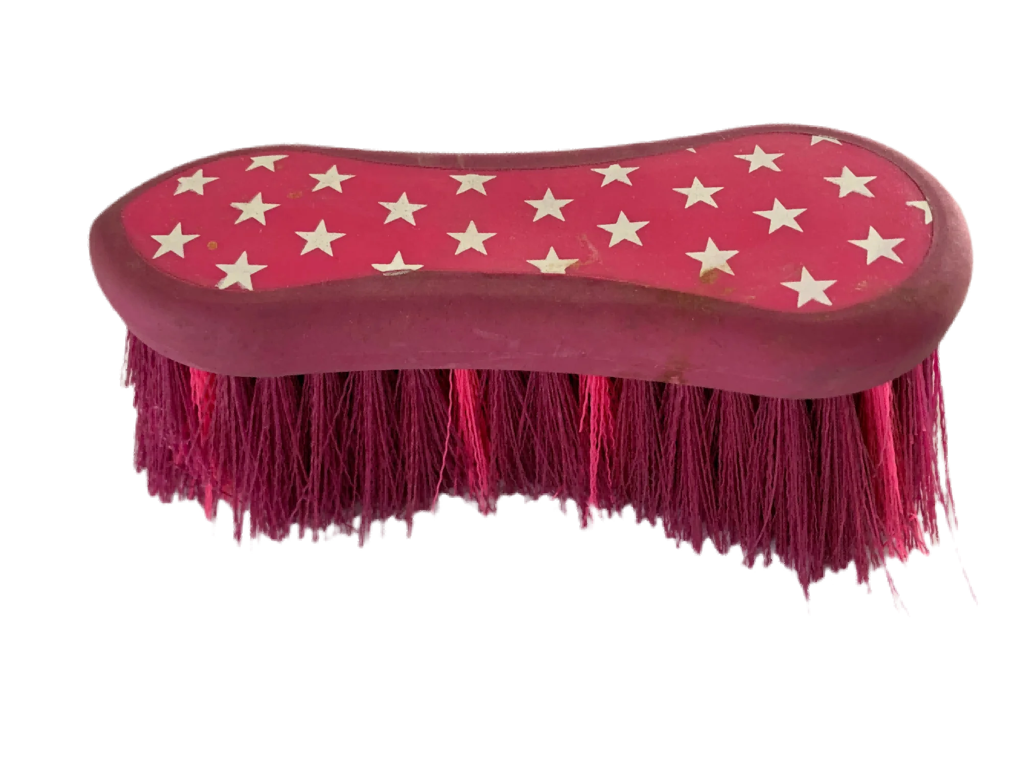 Plastic Horse Dandy Brush With Long Stiff PP Bristles Flick brush for Effective Horse care