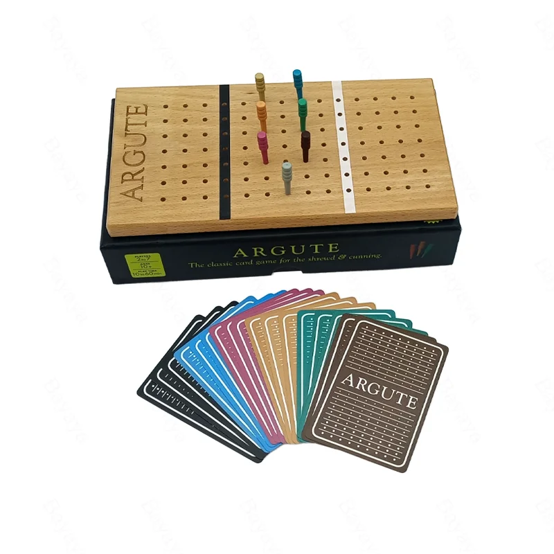 Professional custom wooden game board and monopoli  board game cards